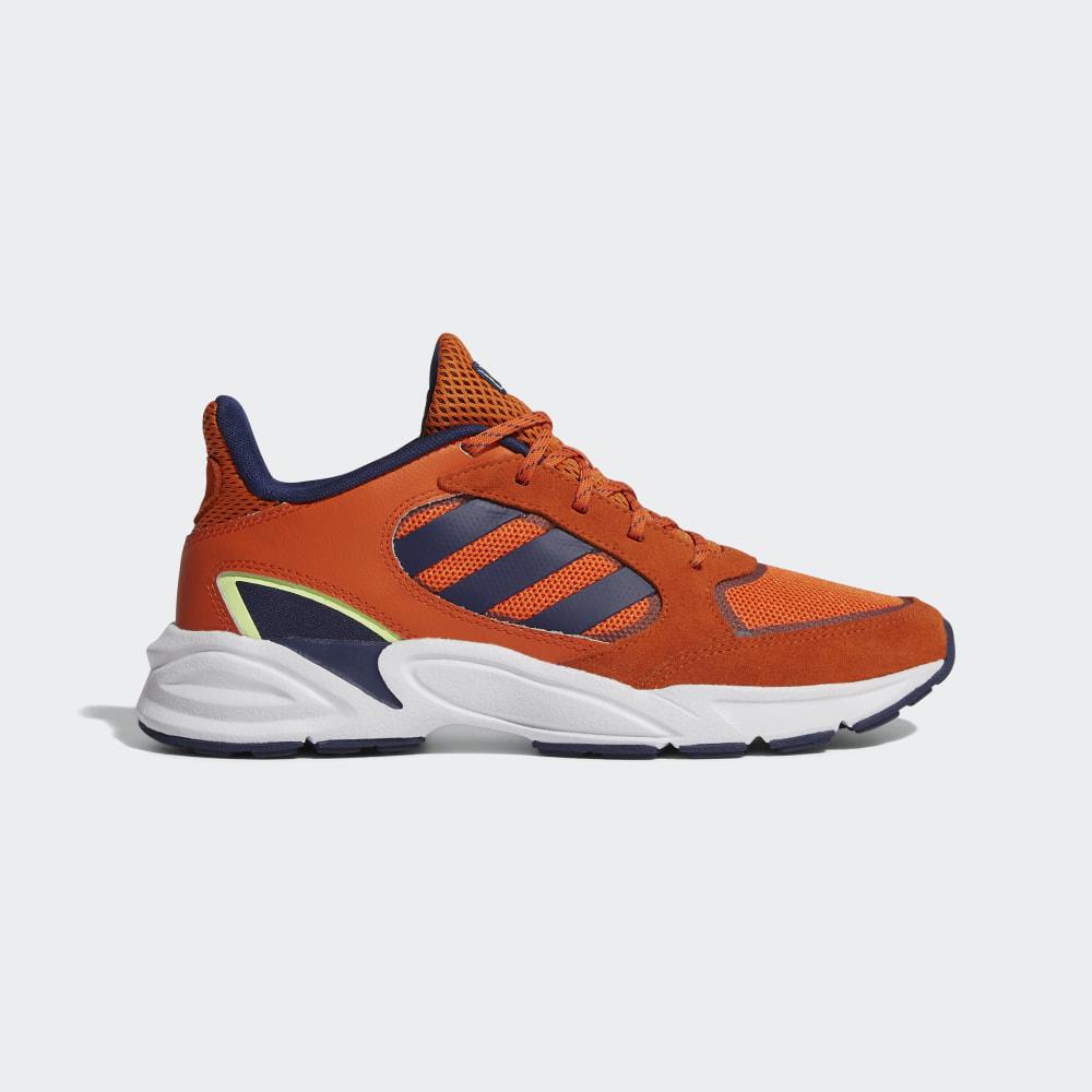 Adidasi Alergare Adidas 90s Valasion Barbati Romania - Portocalii/Albastri Inchis/Galbeni EG5640